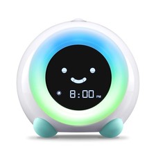 LittleHippo Mella Kids Alarm Clock, Ready to Rise Childrens Sleep Trainer, Ni...