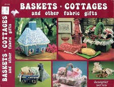 Baskets Cottages and other Fabric Gifts Craft Pattern Sewing Booklet Gingerbread
