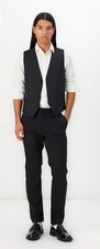 Hugo Boss Waistcoat Black Size Uk 36 New With Tags RRP  109