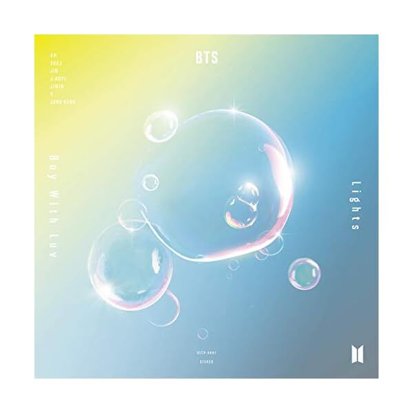 BTS Lights Boy With Luv First CD UICV-5081 K-Pop from Ja Official Collectible
