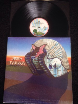 Emerson Lake & Palmer - Tarkus LP Gatefold ILPS 9155 1977 1st A-1U/B-1U EX PORKY