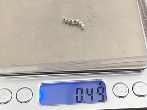 10K White Gold And Diamond Slide Pendant - Picture 15 of 17