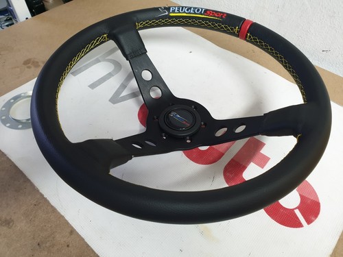 Sportlenkrad geschüsselt Leder Peugeot Sport Steering Wheel 350mm/85mm - Picture 8 of 8