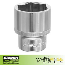 Siegen WallDrive® Socket 26mm 1/2"Sq Drive Sealey Hardened Tempered