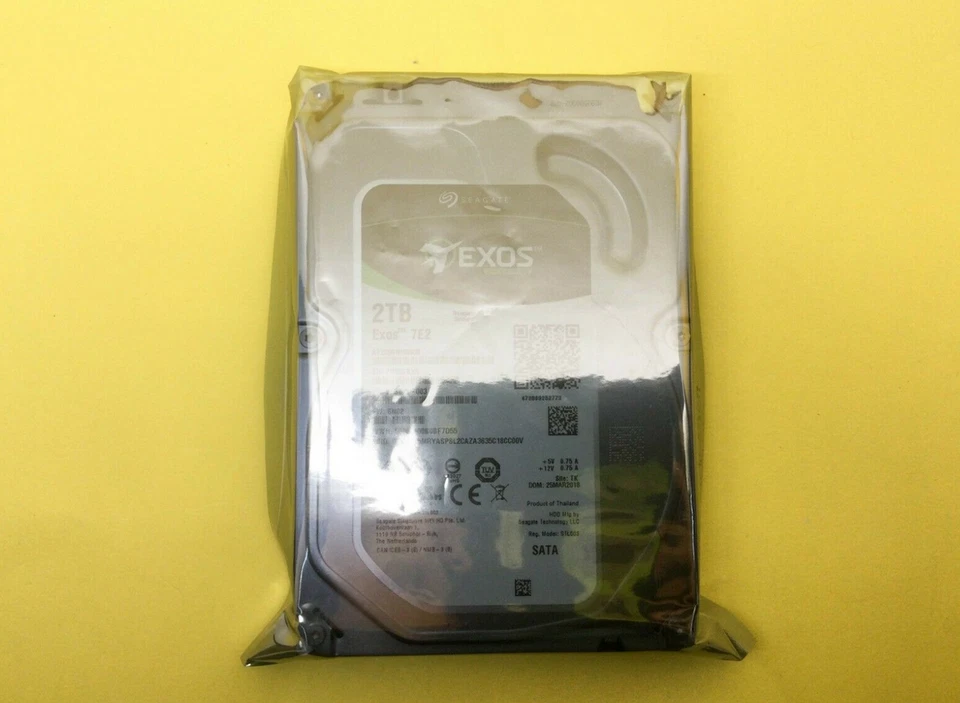 Seagate Exos 7E2 2TB 7.2K SATA 6Gb/s 128MB Cache 3.5'' HDD ST2000NM0008 NEW - Image 2 of 2