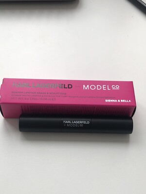 Karl Lagerfeld und Model Co Lippenstift & Schatten Skulptur Duo. Sienna und Bella. Brandneu in Verpackung!