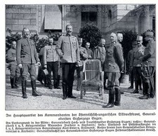 1916 Hauptquartier der k.u.k.Armee an der S&uuml;dwestfront * Gener&auml;le *  WW1