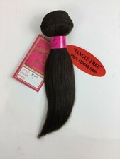 100 HUMAN HAIR Premium Straight 10" Weaving Weft Color Soft  Tangle Free 4oz.