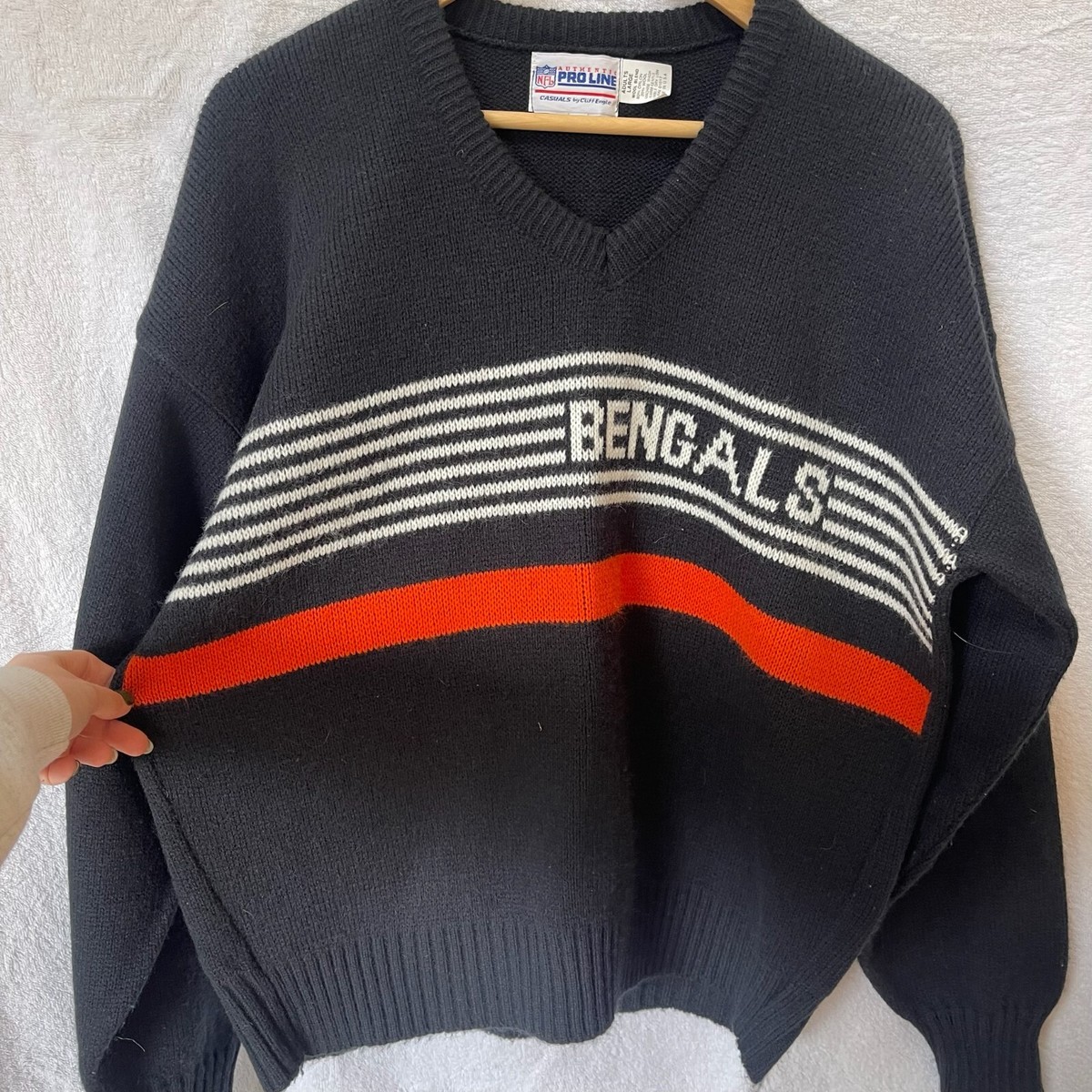 XL  80年代　BENGALS アメフト　ニット  MADE IN USA XL 80年代 BENGALS アメフト ニット MADE IN USA XL 80年代