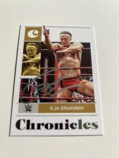 Ilja Dragunov WWE Signed 2022 Chronicles Card # 32
