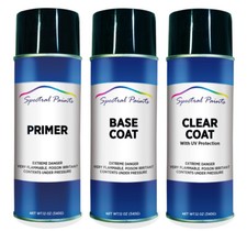 For Chevrolet 304d Laguna Green Met. Spray Paint Primer Clear Compatible