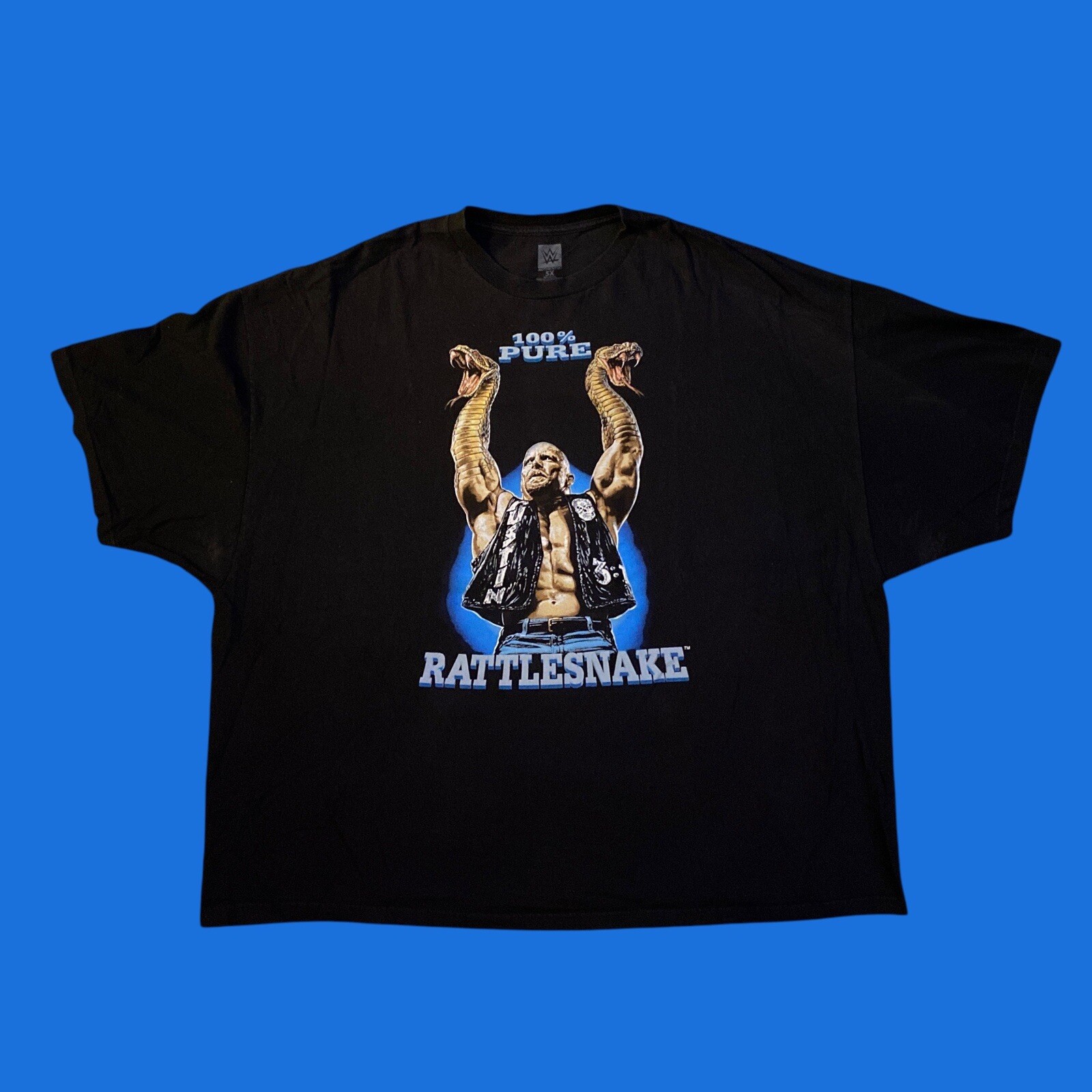Official WWE Stone Cold Rattlesnake Expect No Mercy Shirt Size 5XL Black