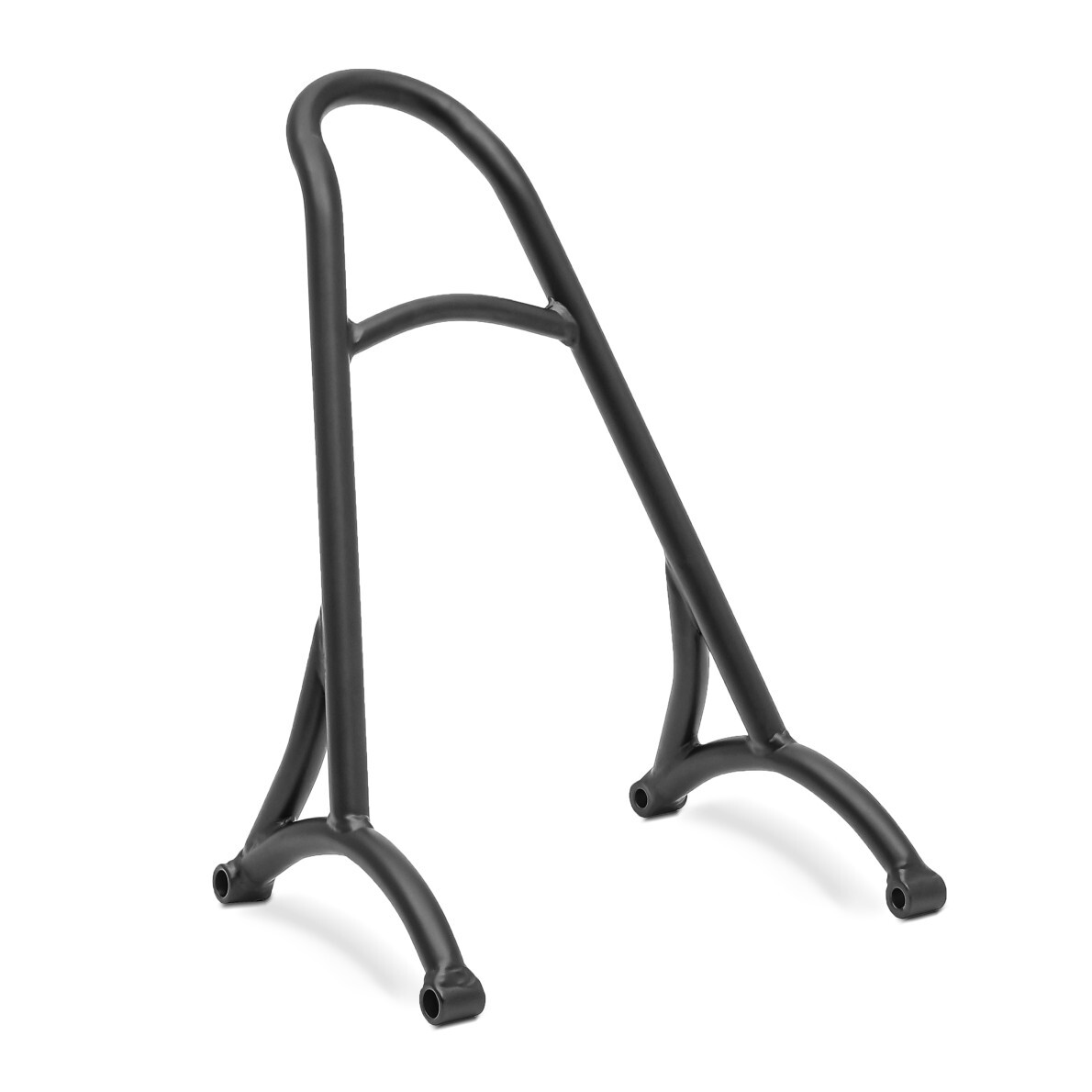 Portapacchi Staccabile Per Moto Harley – Montaggio Su Sissy Bar, Set 4 Pezzi Nero ABS