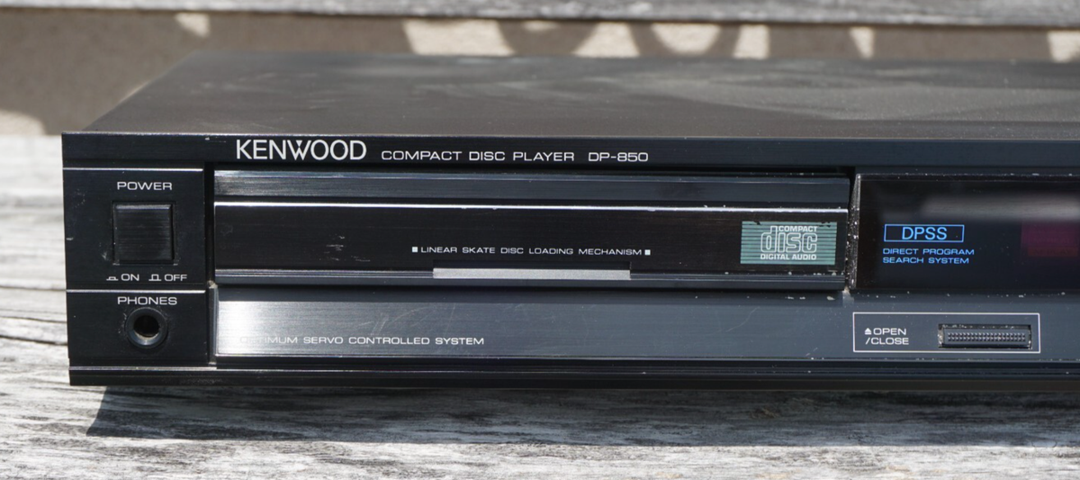 KENWOOD CDプレイヤー Vintage Black Kenwood DP-850 Compact Disc CD Player For Parts