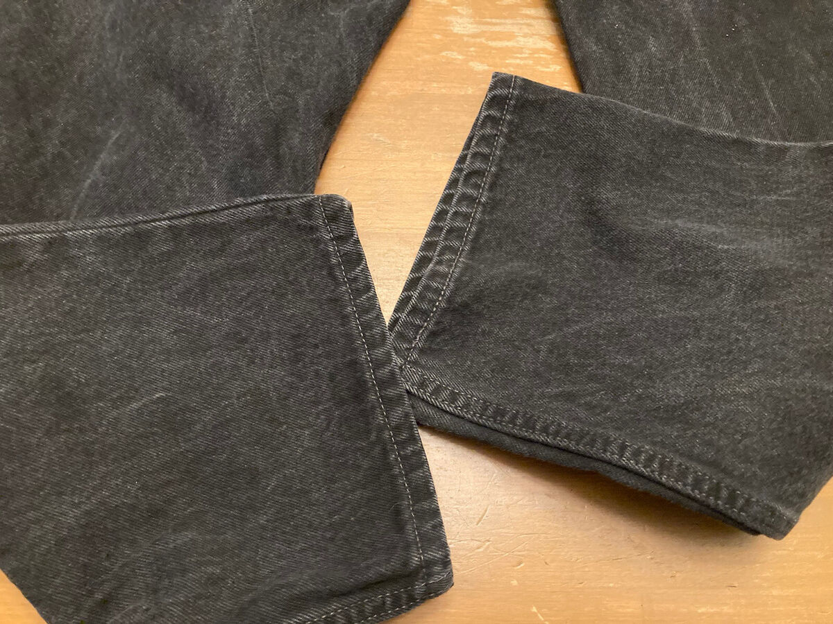 VINTAGE Black Levi's 550 MADE USA TAG 38 X 30 (MEASURES 37 X VINTAGE Black Levi's 550 MADE USA TAG 38 X 30 (MEASURES 37 X