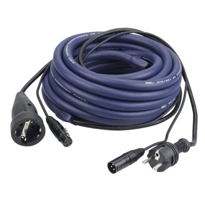 DAP Audio FP05 - Schuko/XLR M - Schuko/XLR F 3m