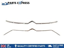 CITROEN C3 FACELIFT 2020 - 2023 OE FRONT BUMPER CHROME TRIMS SET NEW