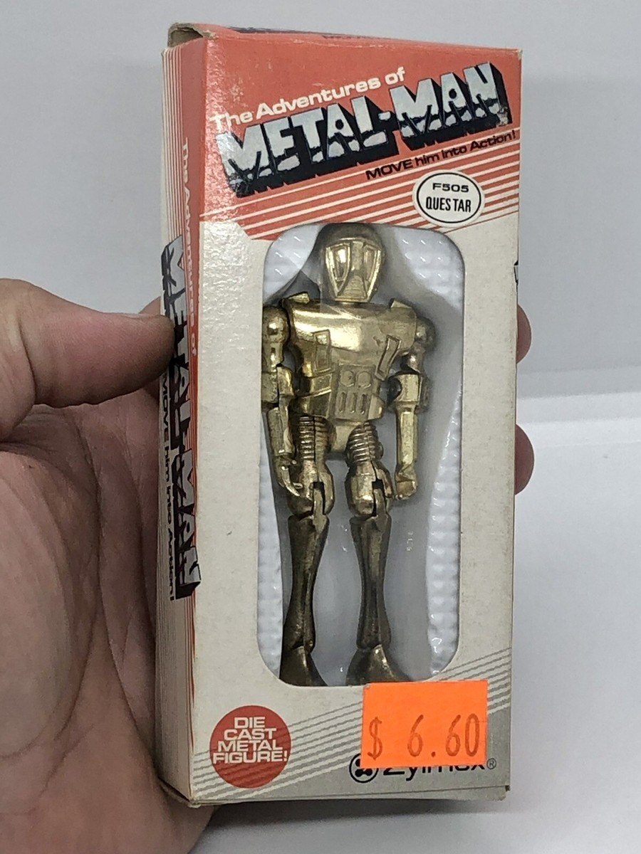 Metal man Questar Zylmex Zee Toys 3.75 Chogokin Micronauts Metal man Questar Zylmex Zee Toys 3.75 Chogokin Micronauts