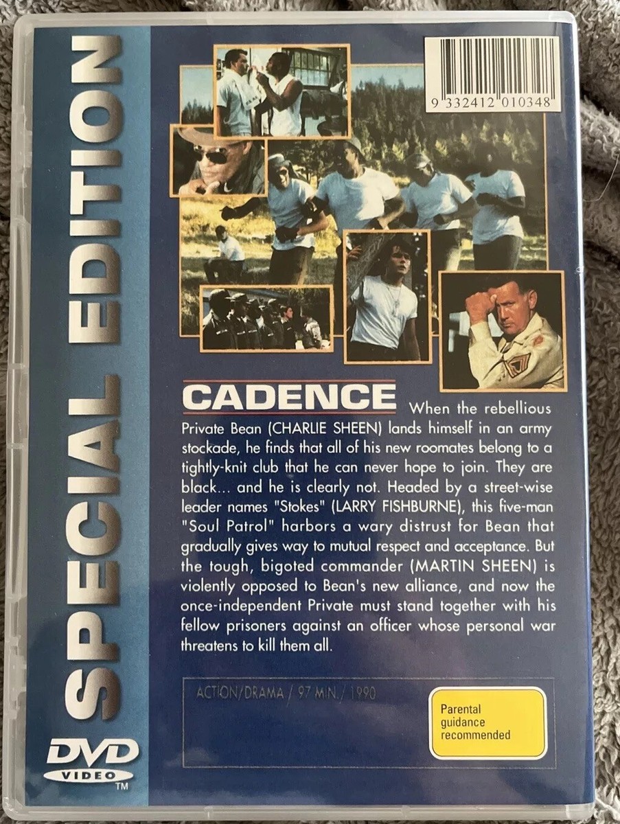 CADENCE DVD. RARE OOP! (IMPORT) Charlie Sheen, Martin Sheen