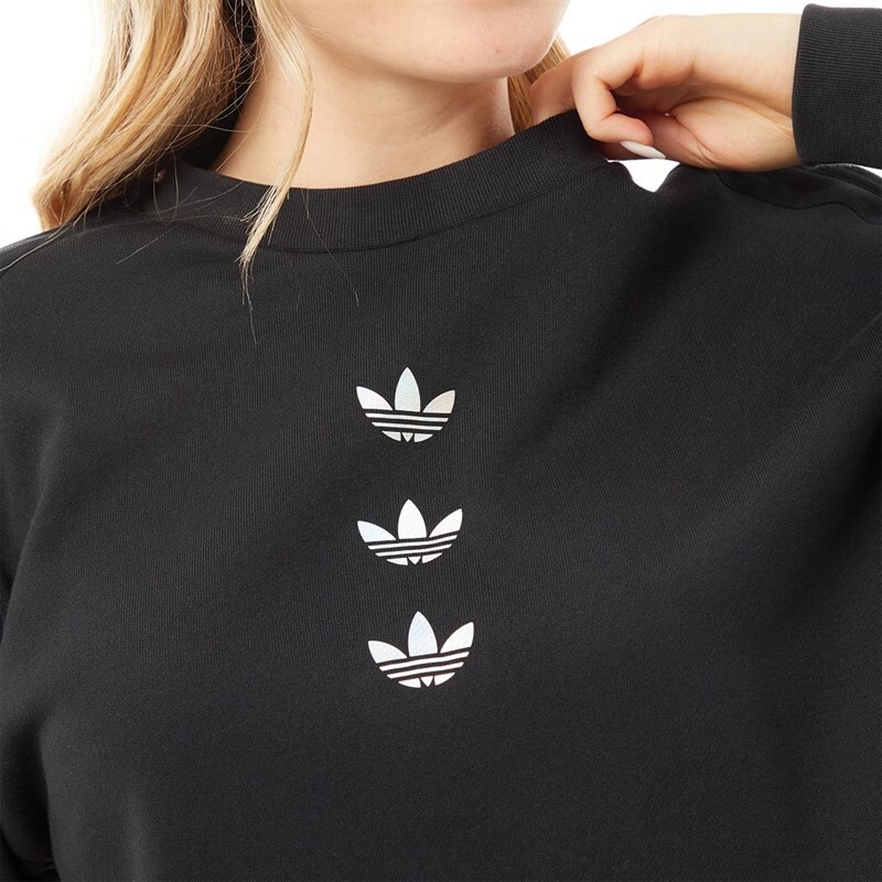 adidas Originals Womens Boyfriend Crew Sweatshirt Size UK4 UK