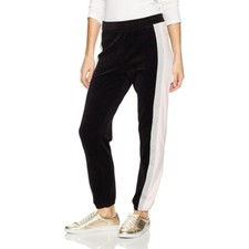 Juicy Couture Black Label Velour Jogger Pants Pitch Black XL New tags 128