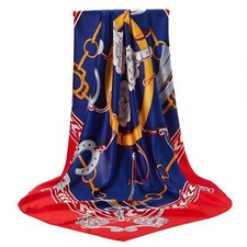100 Mulberry Silk Scarf 43 Inches Large Square Wrap for Hair Night Sleeping ...