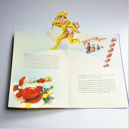 1950's VINTAGE SANTA CLAUS IN TOYLAND & STORYLAND POP UP BOOKS HARRY DOEHLA CO. - Picture 5 of 7