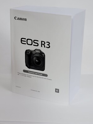 Eos R Manual Canon EOS R3 Instruction Owners Manual EOS R3 Book NEW | eBay