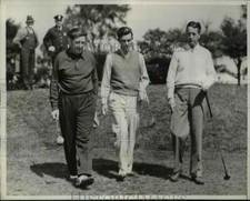 1937 Press Photo Maurice O'Connor, John Farhill, Billy McPhail at Belmont NY