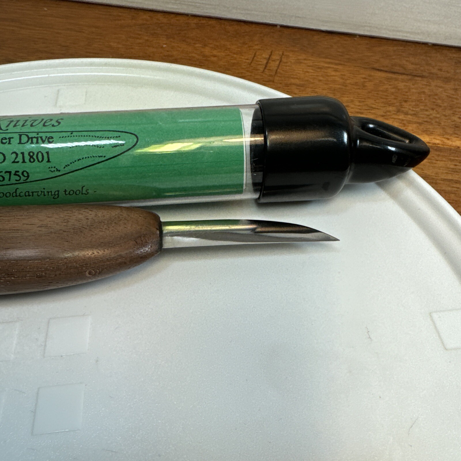 Knotts Knives 6 Detail Taper Wood Custom Carving Knife USA eBay