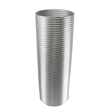 Awoco 8 Inch Diameter x 6 ft Long Semi-Rigid Flexible Range Hood Aluminum Duct