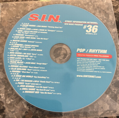 S.I.N. New music program #36 Pop/Rhythm CD
