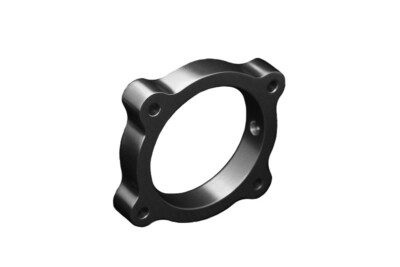Torque Solution Throttle Body Spacer (Black) Fits Hyundai Genesis V6 3.8L 13+