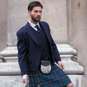 blue kilt jacket