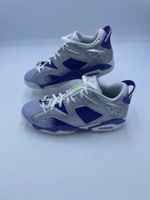 Jordan Retro 6 G NRG Men's  SIZE Golf Shoes Silver/Grape/White/Purple FD0205-055