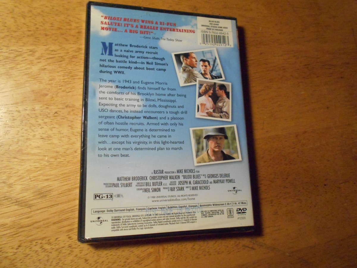 Biloxi Blues DVD Matthew Broderick Christopher Walken NEW Sealed