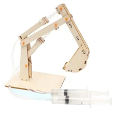 Teachers STEM Robotic Arm Hydraulic Excavator Assembly Educational Toy Ages8+