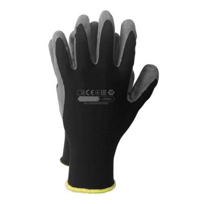 Schutzhandschuhe aus Polyester Latex beschichtet 48 Paar Größe 10 Handschuhe