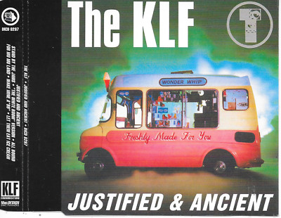 THE KLF - Justified & Ancient CDM 5TR Techno House (INDISC) Benelux 1991