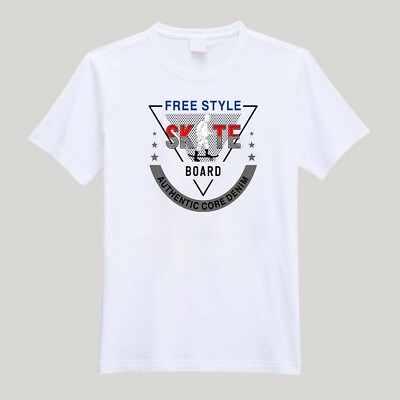 T-Shirt For Men or Women Free Style Skate Beautiful HD Print Tee Free Shipping