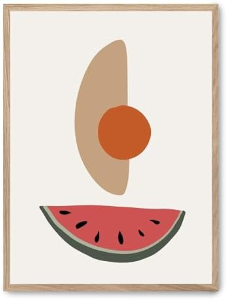 Collezione FASE5: Quadro Astratto Watermelon per Pareti Colorate