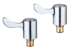 Basin Lever Tap Replacement Heads Handle Conversion Kit - Pair 1/4 Turn TCK3