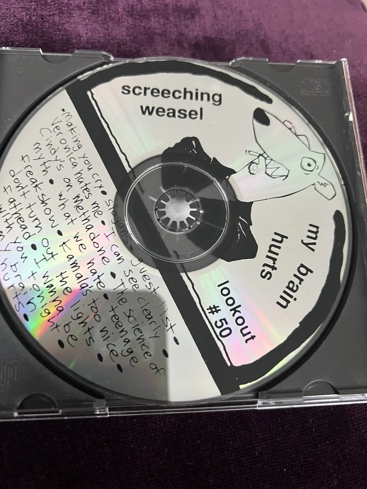 Screeching Weasel My Brain Hurts 1991 USA import no-barcode 1st Ed punk REX50 Foto 4 de 4