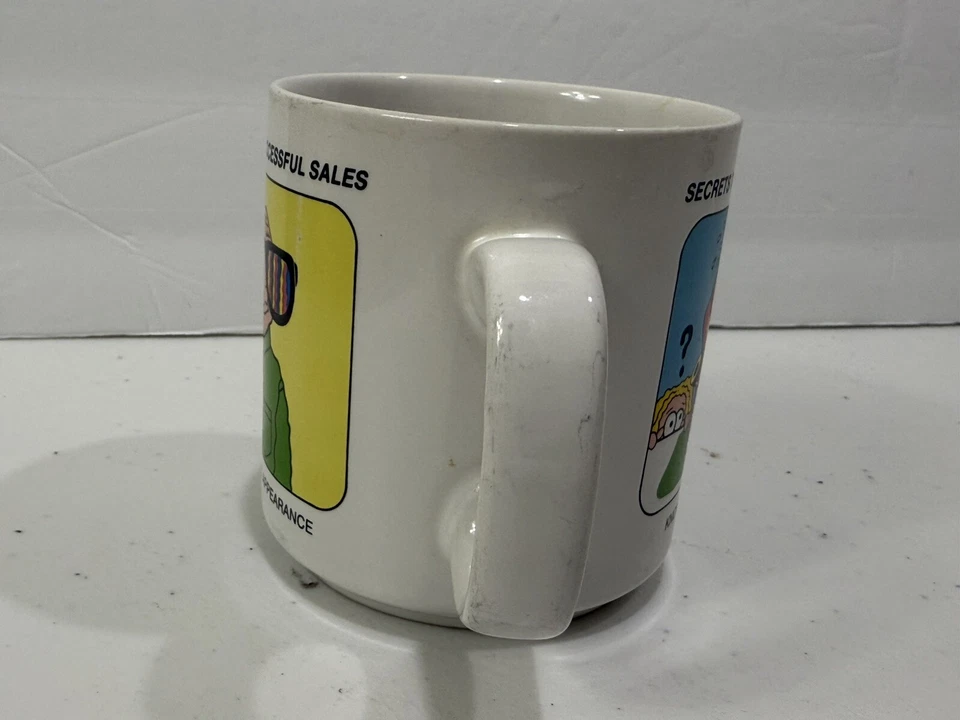 Taza Secrets To Successful Sales Divertida Dibujos Animados por Russ Vintage Foto 4 de 4