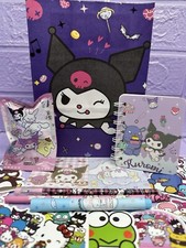 Gift Bag Notebook Stationary Hello Kitty Kuromi Blind Rubber Highlighter