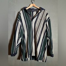Gant long sleeve shirt corduroy neck size xl vertical stripes