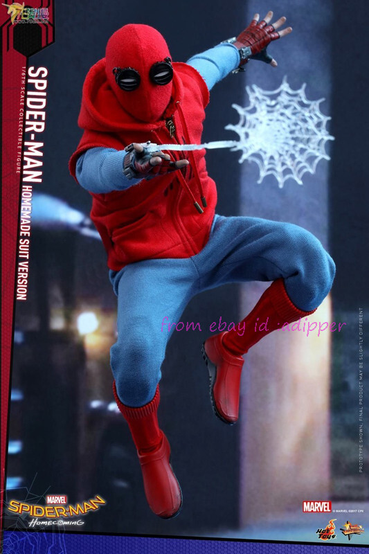 HotToys Mms414 Spider-Man (Homemade Suit Version) Christmas Gifts