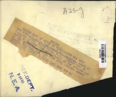 1940 Press Photo Champion Burlingame Hellzapoppin, Griffon