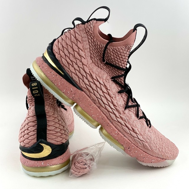 lebron 15 rust pink