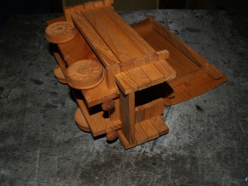 Wagen Nr. 4 Aufbauware - Holz - HOLZHANDWERK Grenoble - Anfang 20. Jh. - Bild 8 von 9